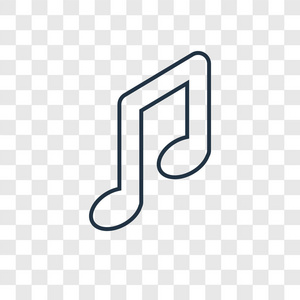 大音乐音符矢量图标简单和现代平面符号为网站, 移动, 标志, 应照片