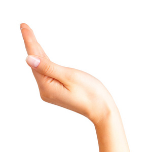 捏东西的手图片