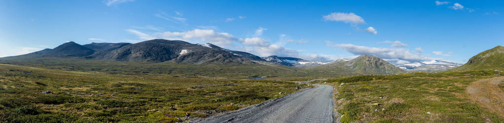 挪威 jotunheimen 国家公园的山区景观