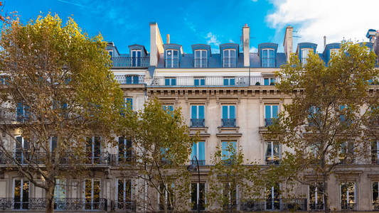 巴黎, 美丽的建筑, 典型的巴黎立面