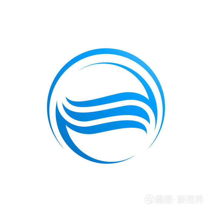 水波浪符号图片