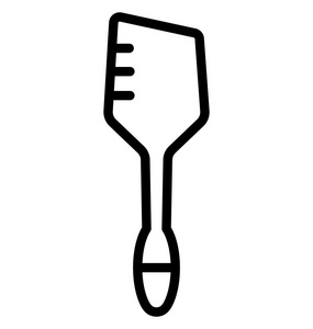 spatula 隔离向量图标, 可以很容易地修改或编辑