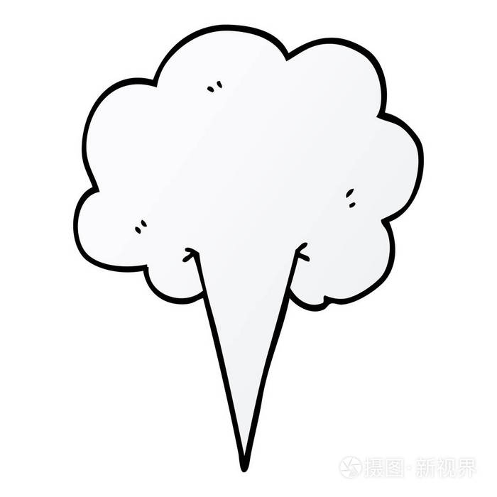 动画片涂鸦阵风的空气