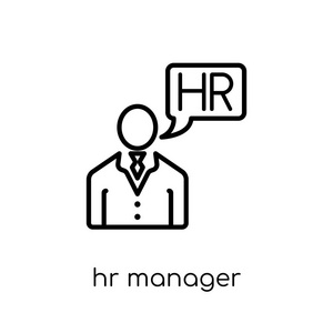 hr管理人力资源经理图标.