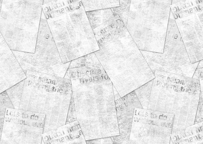 报纸老格格拼贴纹理的背景.