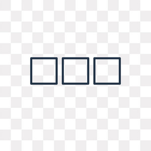 俄罗斯方块矢量轮廓图标隔离在透明背景, 高品质线性俄罗斯方块透明度