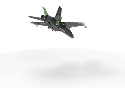 飞行战斗机飞机在白色背景图片