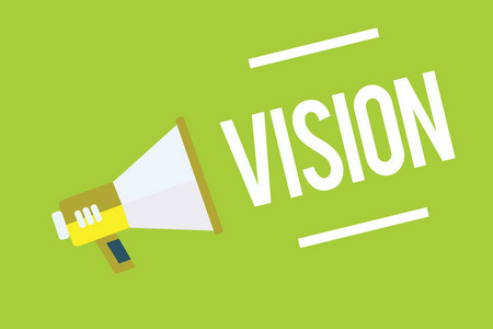 显示视觉的概念手写.