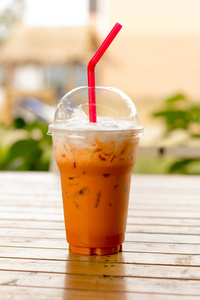 冰泰国牛奶茶饮料图片