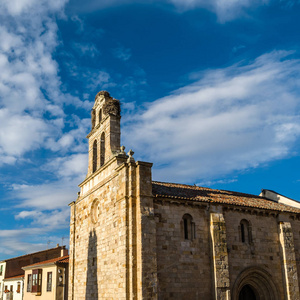 西班牙萨莫拉 卡斯蒂利亚和莱昂 一座老教堂的景色