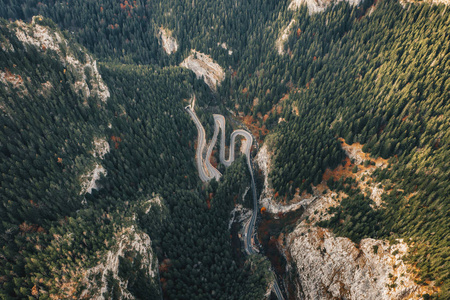 罗马尼亚比卡兹峡谷的风景之路