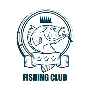 钓鱼俱乐部徽标