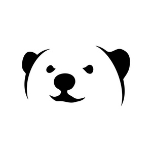 熊标志插图