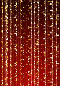 金色星空装饰的圣诞背景图片