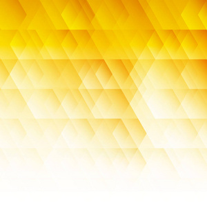 抽象几何六边形图案黄色背景, 创造性的设计模板, 向量例证