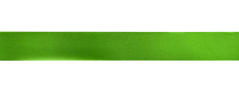 绿色的节日丝带