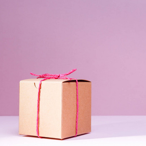 假日和礼品的概念.正方形, 特写照片