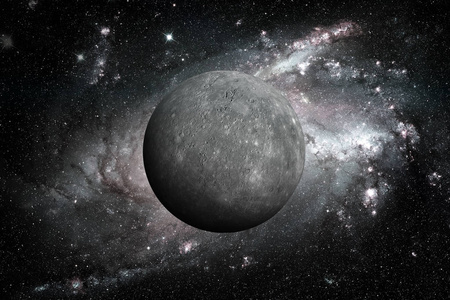 远日点水星.外层空间背景照片