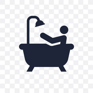 人沐浴透明图标.人沐浴符号设计从人收藏.