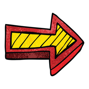 动画片涂鸦指示箭头照片