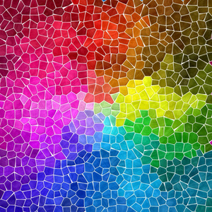 彩色的抽象的大理石的不规则的塑料的石质的马赛克图案纹理背景与白浆