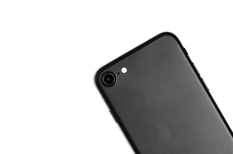 智能手机背部和白色图片