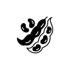 的特写生牛肾生牛肾牛排和肾不同的卡通豆科植物标签集孤立在白色背景