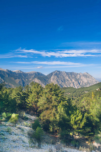 美，在土耳其山区风景