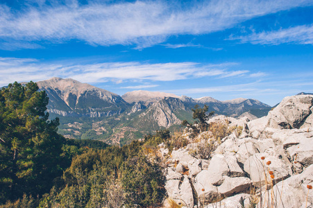 美，在土耳其山区风景