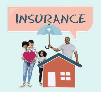 幸福家庭与房子保险