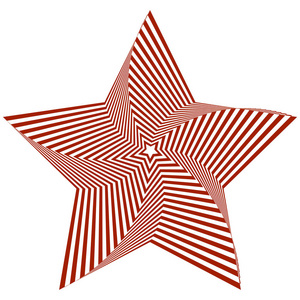 白色的五角星图片