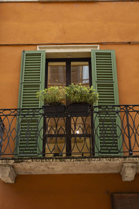 非常旧的窗口, 欧洲风格, 意大利