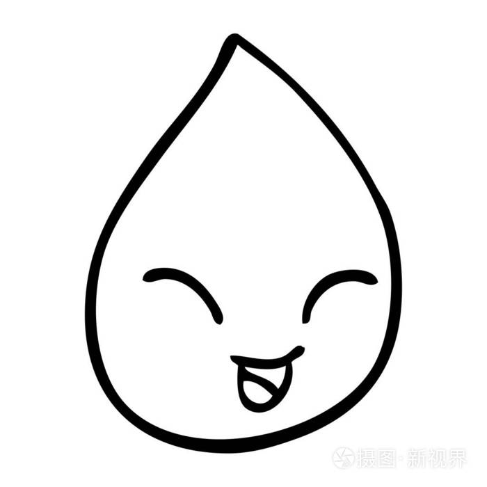 线条画动画片血滴