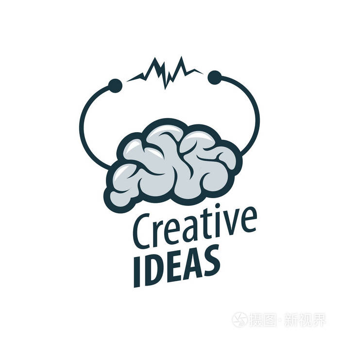 矢量大脑徽标