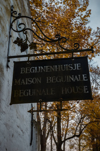  10 wijngaerde 指针 bruges Beguinage, 比利时