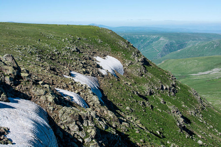 美丽的风景，与 Artvin 的高原冰川