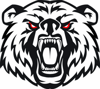 非常适合用作徽标元素图标纹身或作为力量和侵略性的象征照片