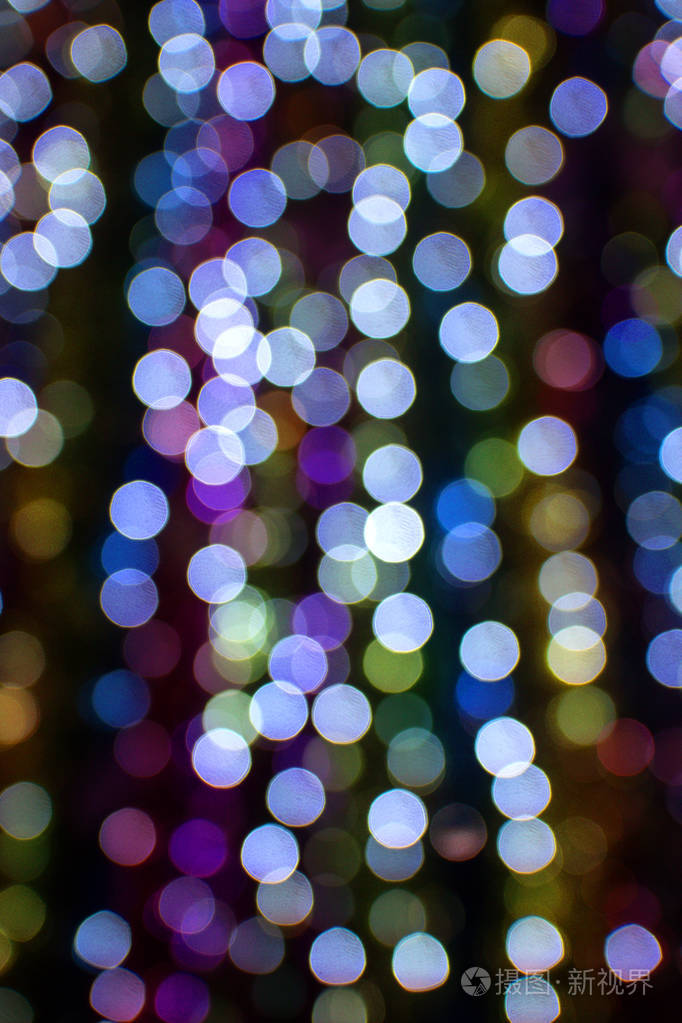 星光闪闪的散景.圣诞节背景