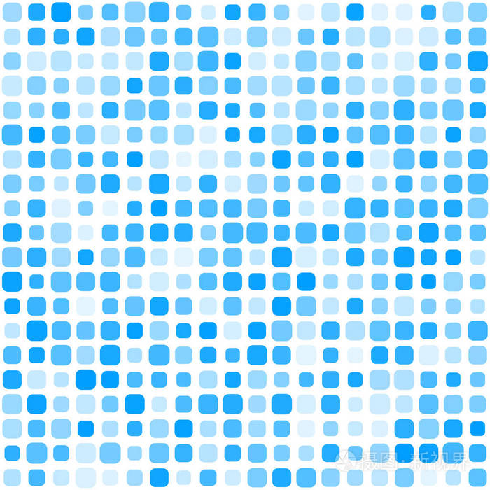 在白色背景上的方格子抽象图像