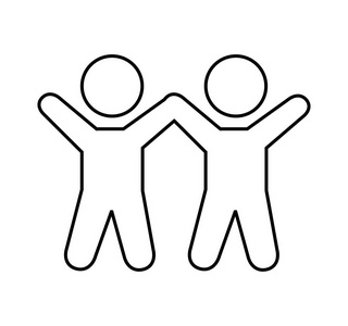 团队合作剪影图片-团队合作剪影素材-团队合作剪影插画-摄图新视界