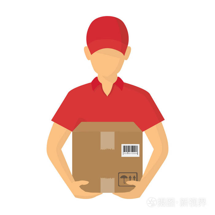 快递概念插画-正版商用图片0tjfj4-摄图新视界