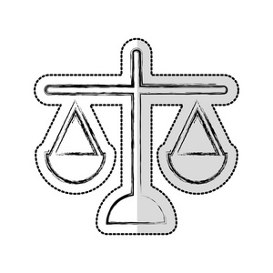 平衡司法独立的图标