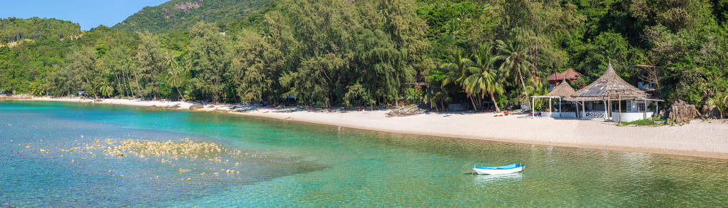 夏季, 泰国帕岸岛海滩全景