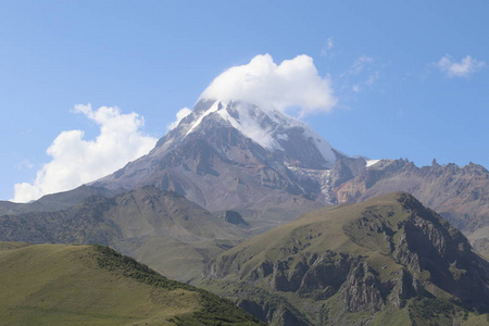 佐治亚州的高山 kazbegi