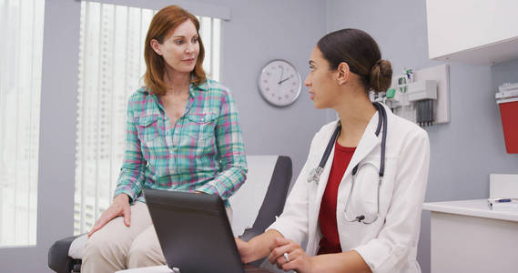 中年患者的闭合讨论与年轻女医生健康问题的探讨