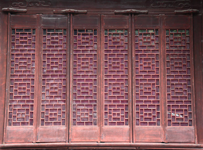 中式风格的窗户图片