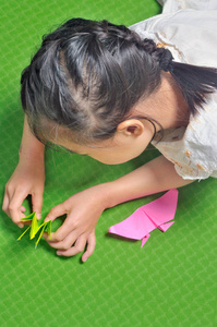 儿童折纸袋子图片