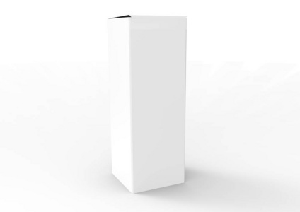 3d 包装盒隔离在白色背景上