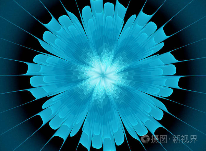 抽象的分形图案和形状.分形纹理.在系列,高档油漆颜色.