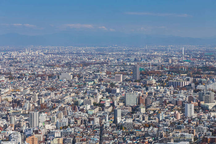 东京城市 全景图片